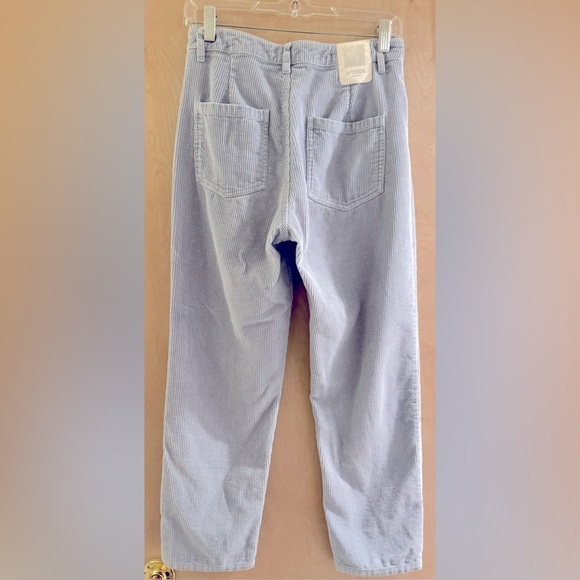 Afends Gray High-Waisted Corduroy Jeans. - Picture 9 of 13